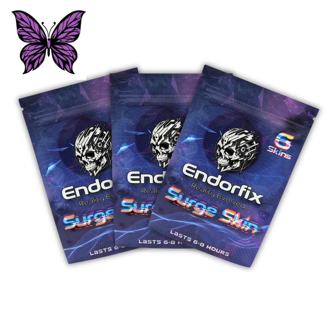 Butterfly Skin x 3 Packs (each pack has 6 Skins)